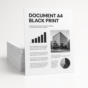 A4 Black Print